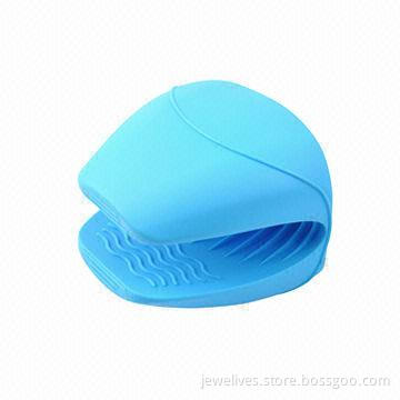 Sea Blue Silicone Promotional Oven Mitts